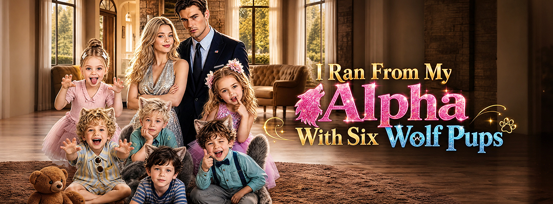 I Ran From My Alpha With Six Wolf Pups poster