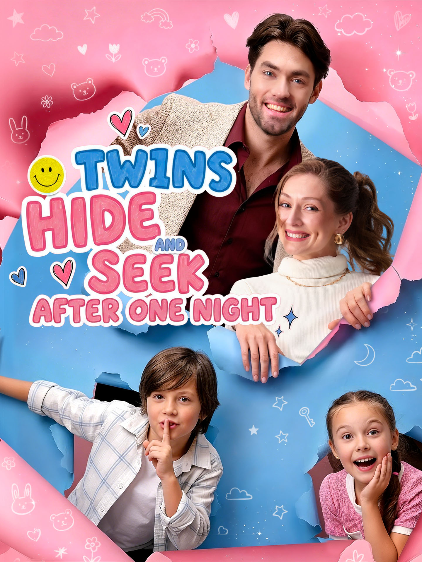 Twins Hide and Seek After One Night poster