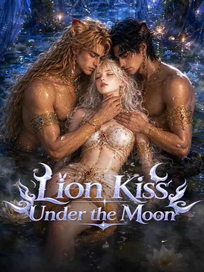 Lion Kiss Under the Moon poster
