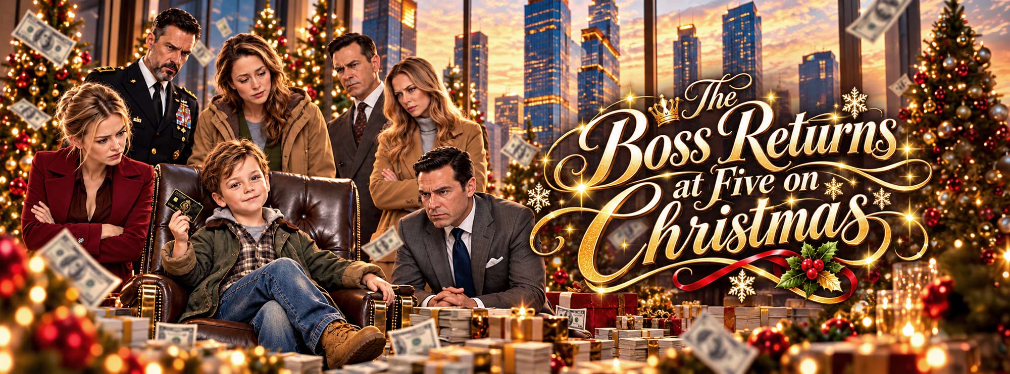 The Boss Returns at Five on Christmas poster